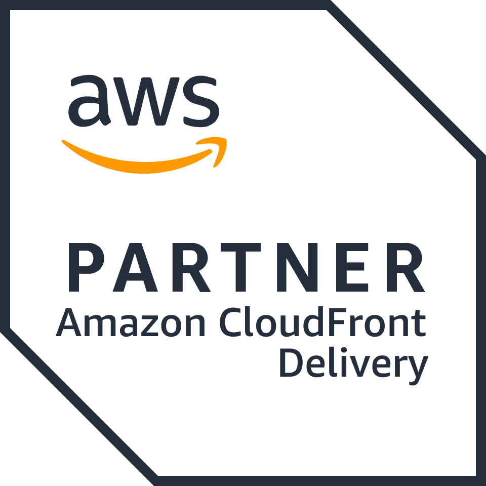 AWS CloudFront Delivery partner badge